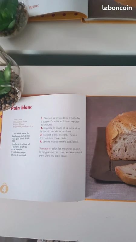 Livre "Pains cho - Salés et sucrés à la machine à pain" (image 2)