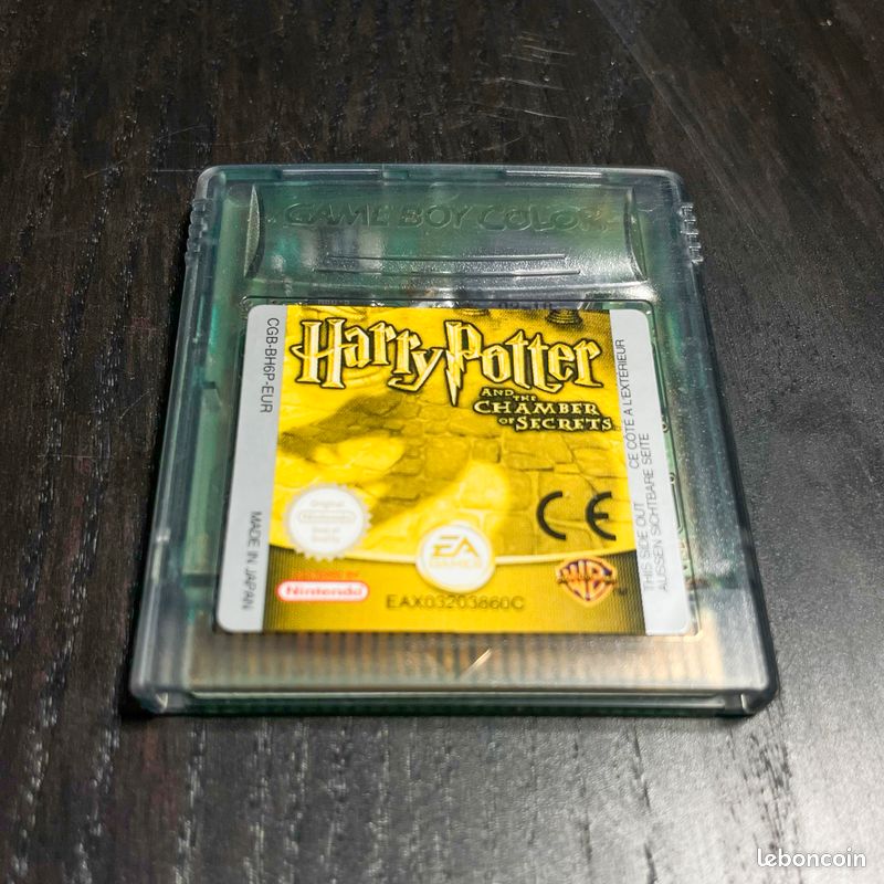 Harry Potter and the Chamber of Secrets Jeu Game Boy Color, Pile ok, T