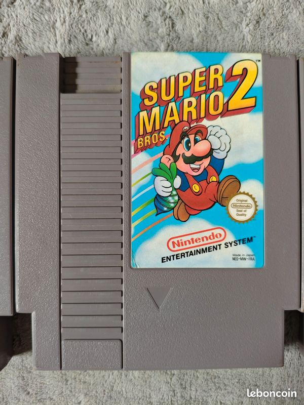 Lot NES - Super Mario Bros 1, 2 et 3 FRA - loose (image 3)