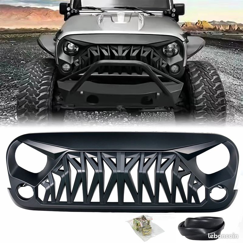 Calandre Avant Voiture 7 Pièces pour Jeep pour Wrangler pour JK Calandre Avant Voiture 7 Pièces pour Jeep pour Wrangler pour JK