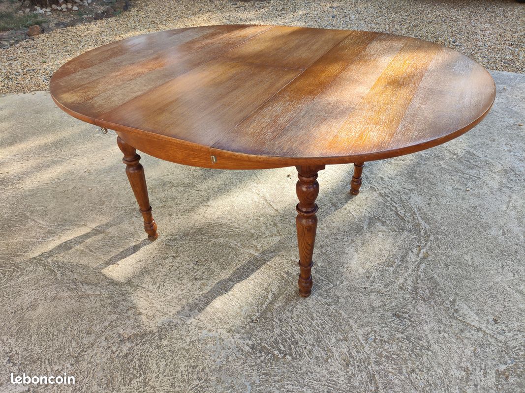 Table ronde / ovale en bois (image 4)