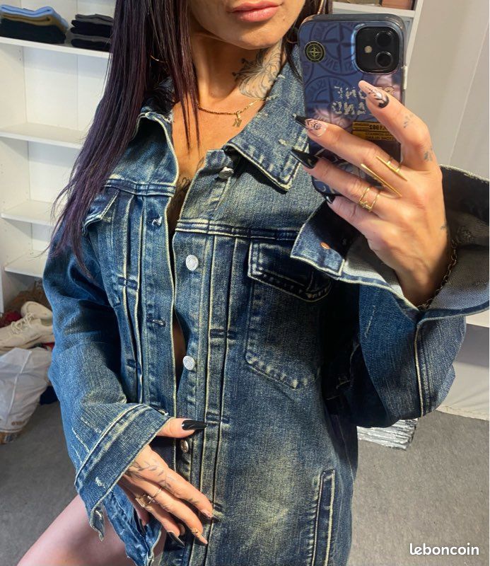 Veste en jean Purple Brand taille M (image 1)