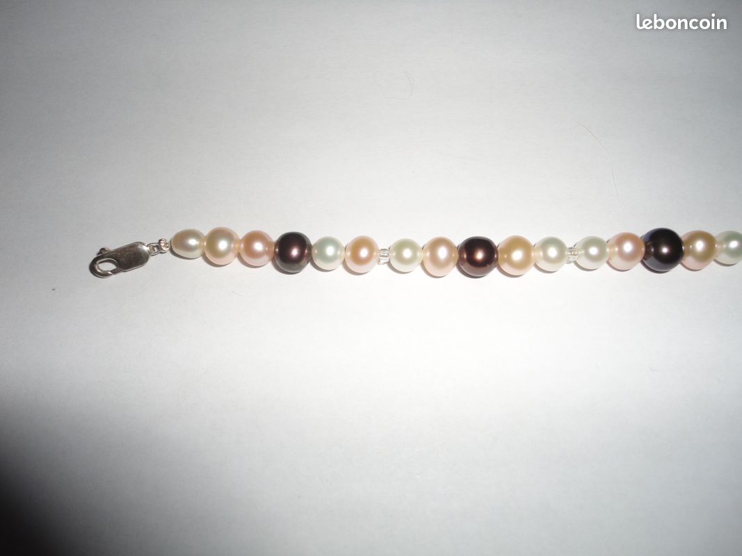 Bracelet perles de culture avec un boitier cadeau (image 6)