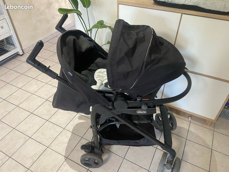 Poussette Trio Chicco Sprint Black 3 en 1 (image 5)