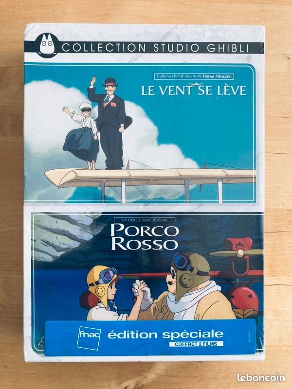 Coffret 2 DVD Porco Rosso et le Vent se lève de Hayao Miyazaki Studios ...