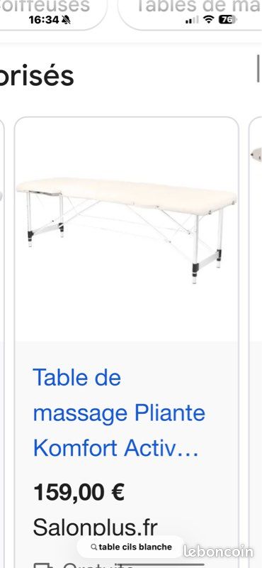 Table de massage (image 1)