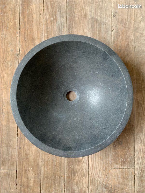 Lavabo pierre gris neuve (image 3)