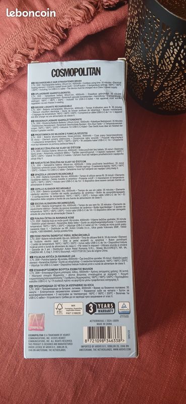 Brosse lissante rechargeable Cosmopolitan (image 7)