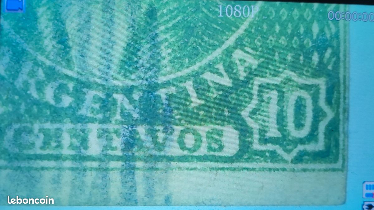 Rare Timbre 1864 Rivadavia Argentine 10c, grosse cote (image 8)