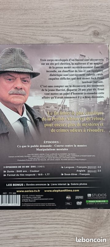 Plusieurs saisons de la série Inspecteur Frost en DVD (image 9)