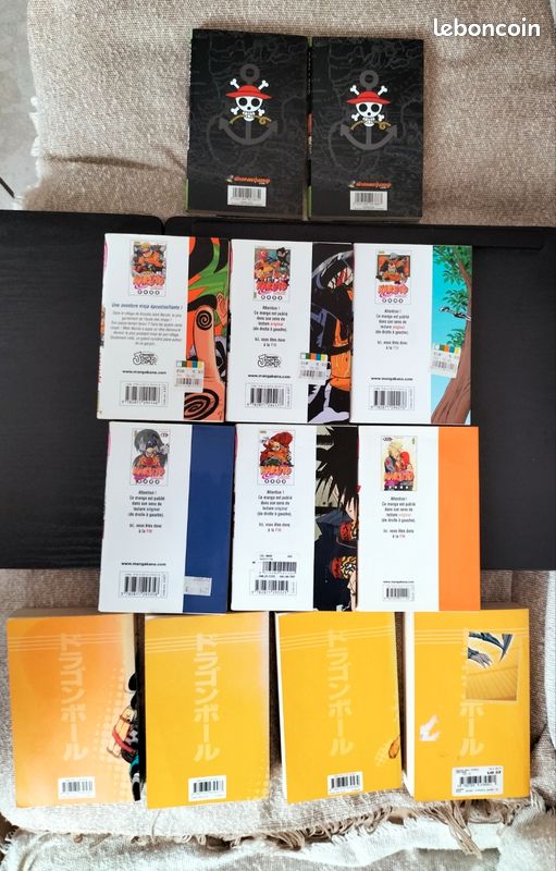 Lot de Mangas Dragon Ball, Naruto, One Piece (image 3)