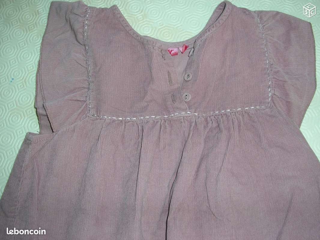 Robe velours 6 ans (image 2)