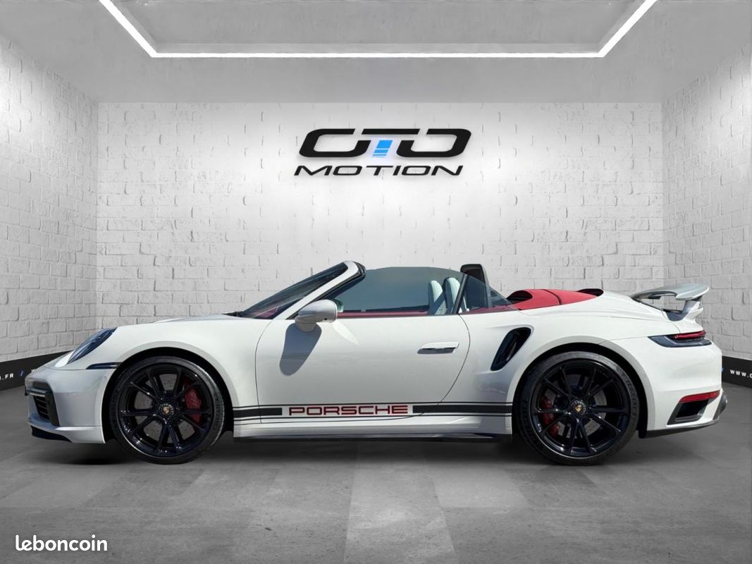 PORSCHE 911 992 Turbo S Cabriolet Exclusive Kreide/Lift/Burmester 3.8i 650 PDK (image 3)