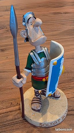 FIGURINE LE VILLAGE Gaulois Obelix + carrière Asterix 2004 edition Atlas Plastoy EUR 10,00