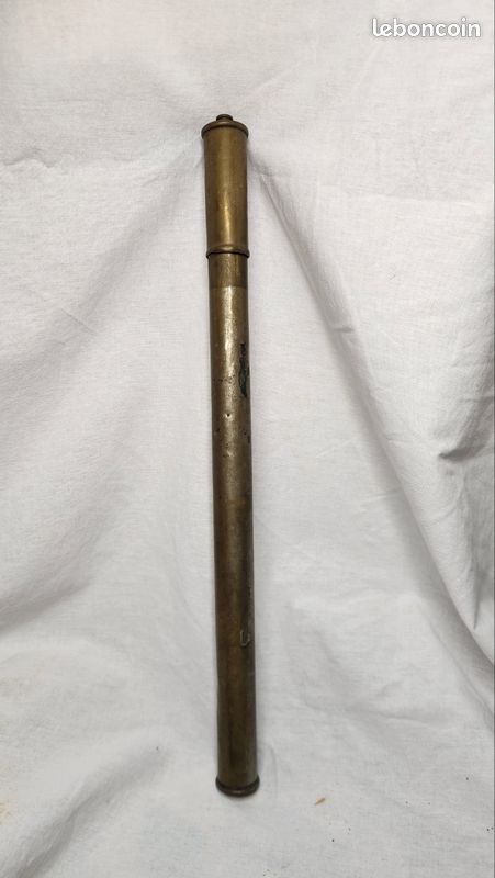 Ancienne Pompe à Vélo En Laiton Tornade - Pour Pièces Ou Déco (non Fonctionnelle)