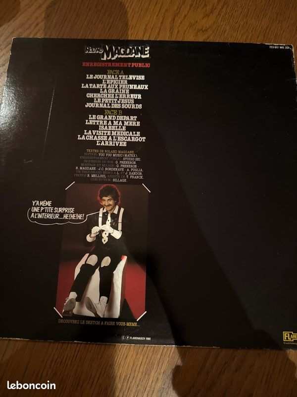 Disque Roland Magdane - Enregistrement Public (image 2)