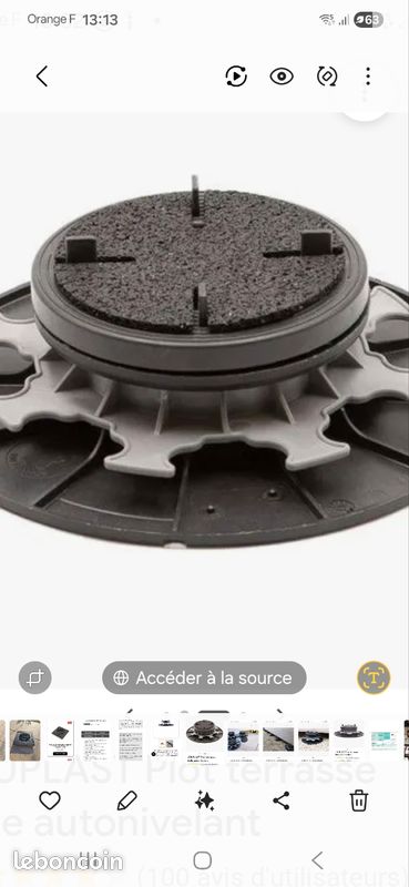 Gomme contact pour plots terrasse (image 4)