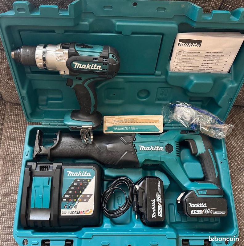 Scie alternative Makita + visseuse sans fil 18 V (image 2)