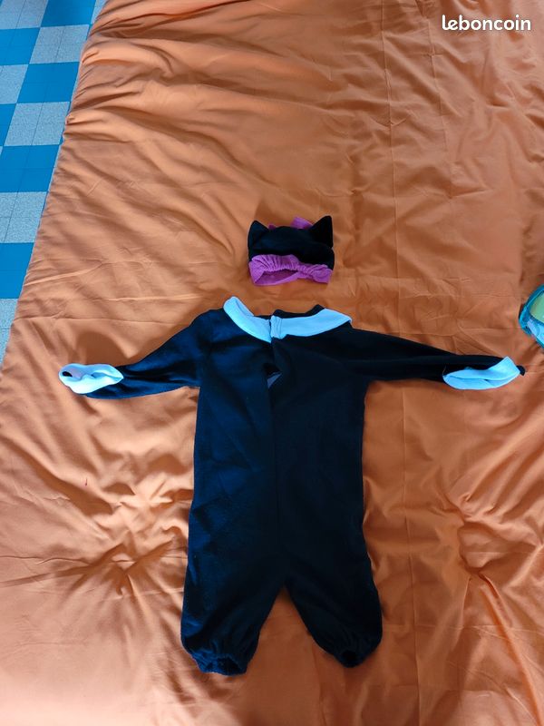 Vend déguisement chat taille 6 à 12 mois (image 3)