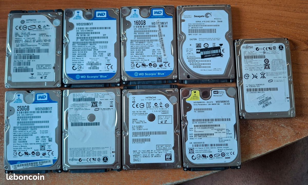 Boîtier adaptateur pour 2 disques durs SATA de 2,5 vers 3,5 avec RAID