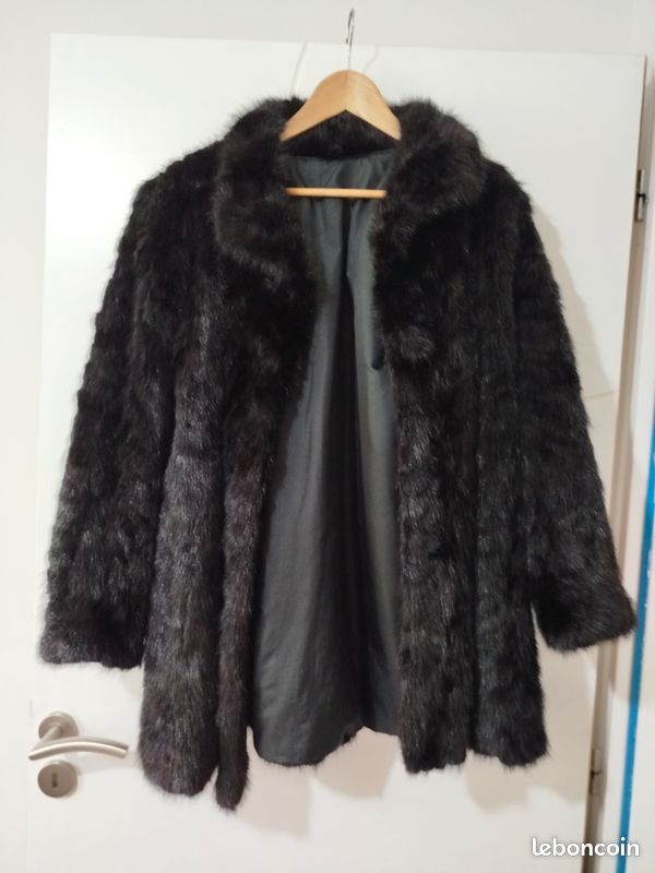 Manteau fourrure vintage Rizal (image 1)