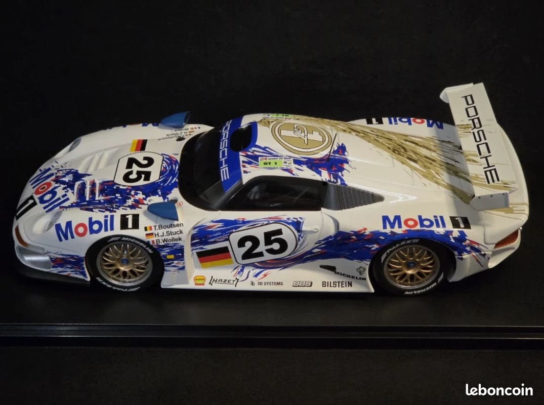 1:18 Werk83 Porsche 911 GT1 #25 Stuck, Boutsen, Wollek 24h Le Mans 1997