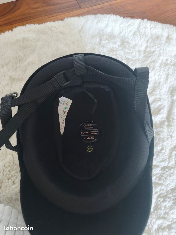 Casque D'équitation Enfant IRH Ltd - Velours Noir - Taille 7 1/2 - Pro Rider