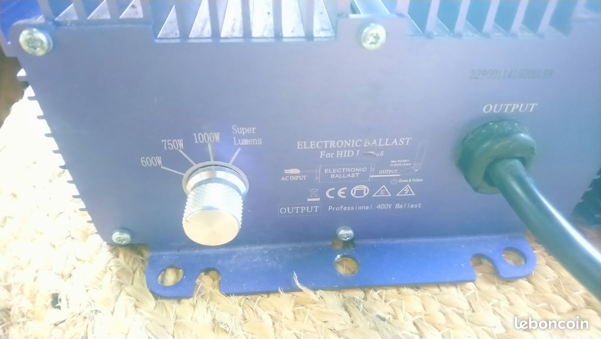 4 Ballast électronique horticulture lk1th240pro 400v hid lampe 600w 750w 1000w super lumen (image 5)