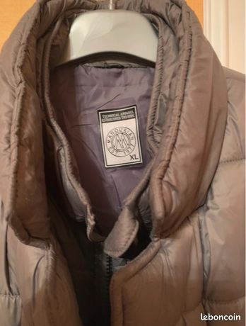 Blouson en nylon matelassé femme noir
