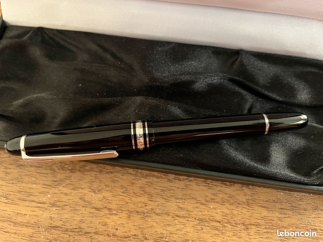 Stylo Plume Montblanc Meisterstück 145 Chopin - Plume Or 14 Carats Platine - Occasion