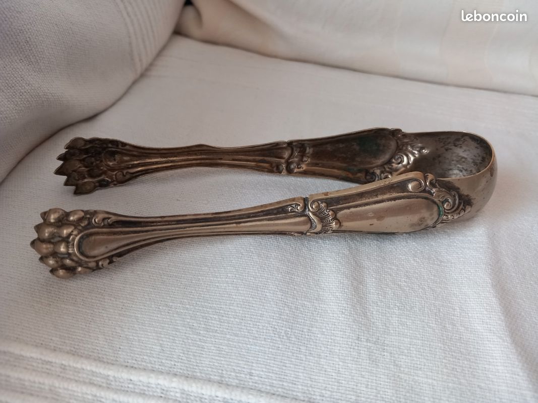 PINCE À SUCRE en métal argenté (1900) EUR 15,00 - FR