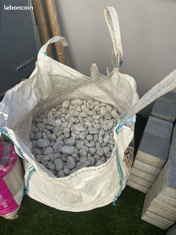 Big Bag Cailloux De Marbre Demi Big Bag De Cailloux Blanc