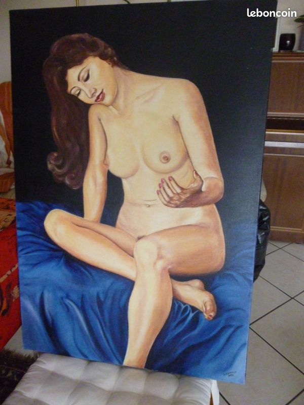 Toile huile "NU" (image 1)