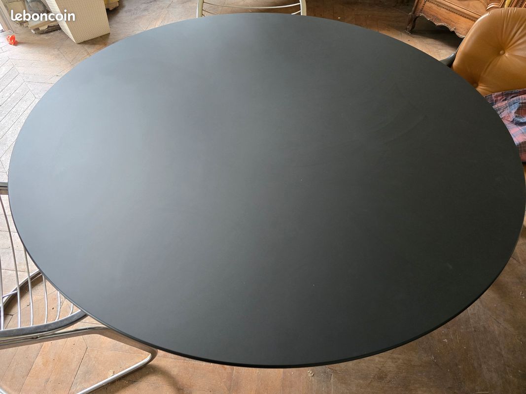 Table ronde KNOLL Saarinen Tulip Ø152 Eero Saarinen originale 6/8 places (image 7)