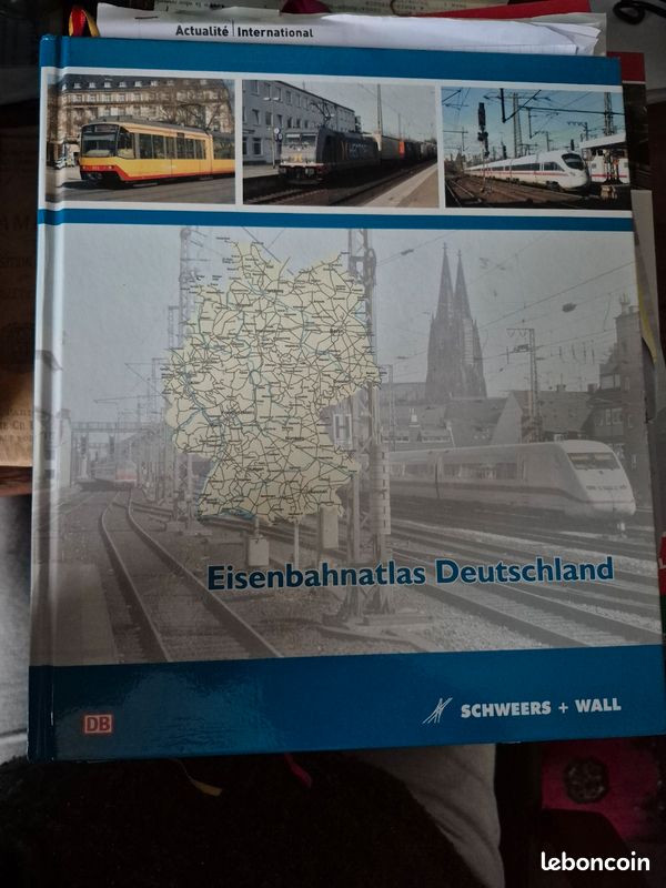 Atlas ferroviaire de l'Allemagne, en allemand, Schweers + Wall (image 1)