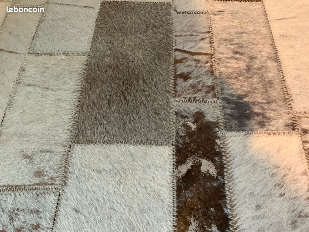 Vip Leather Nouveau Tapis En Peau De Vache Patchwork. Cod