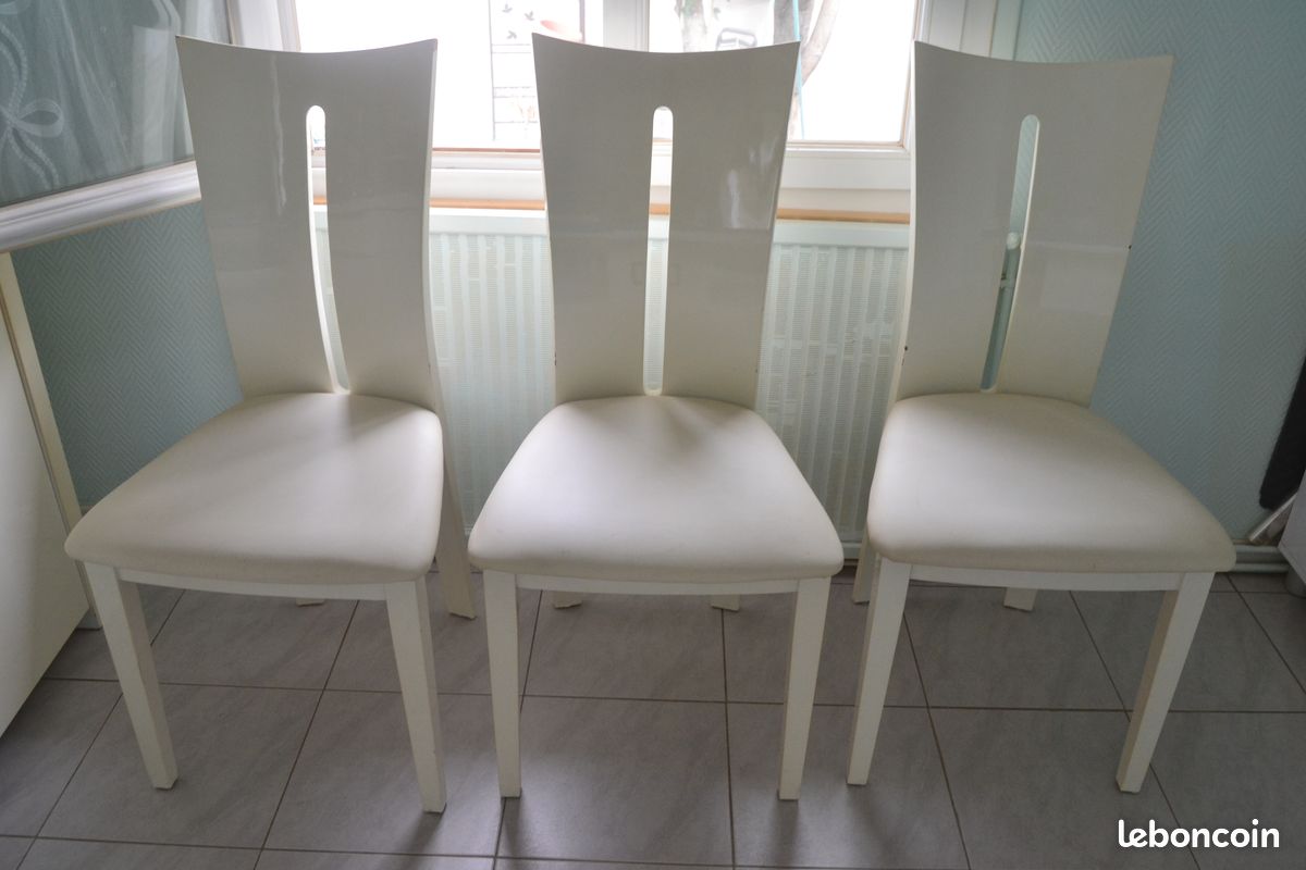 Table salle a manger laquée (image 4)