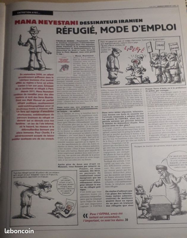 Charlie Hebdo n°1193 (03/06/2015) - Vignerons contre Insecticides / Le Cinéma Français a peur de son Ombre (image 4)