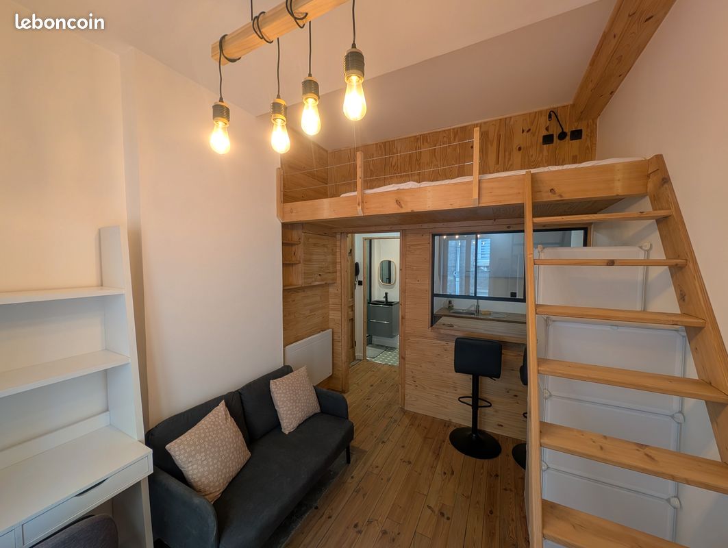 18m2 Studio meublé 18m2 Idéal étudiant(e) en face de la fac - Locations