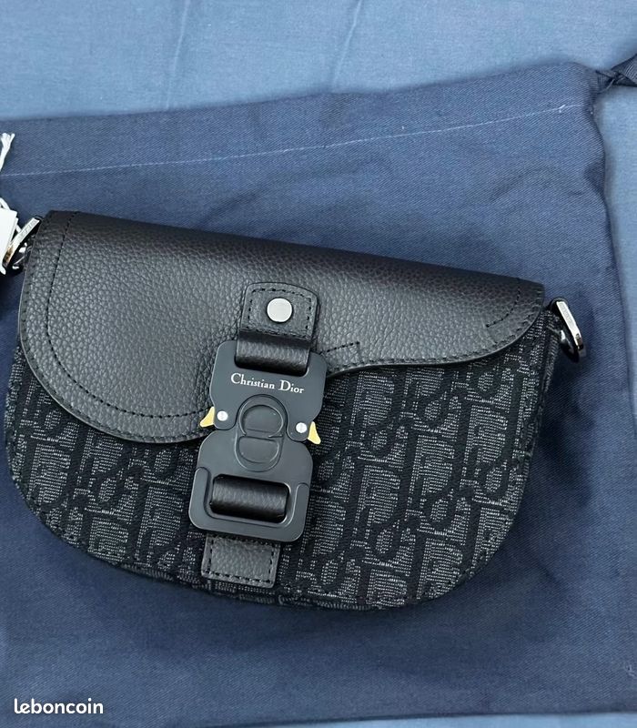 Mini Sac Messenger Dior à rabat Saddle (image 1)