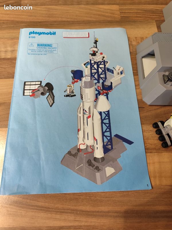 Playmobil City Action - Base De Lancement Avec Fusée (6195) - Occasion - Jeu D'exploration
