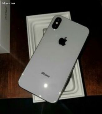 IPhone X avec sa boîte et ses accessoires (image 1)