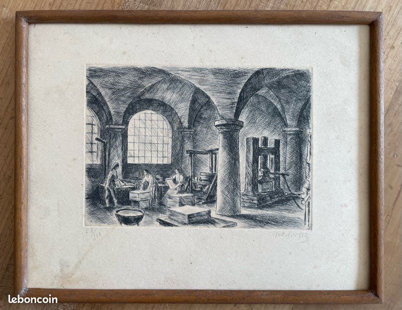 Estampe 68/110, 18 x 13 cm (image 2)