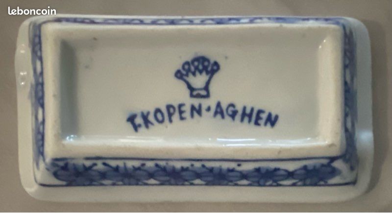 Cendrier en Porcelaine, T-Kopen Aghen, collector (image 2)