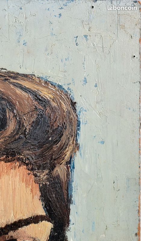 TABLEAU - "Portrait de LILETTE 1957" - G. GROSSELIN (image 5)