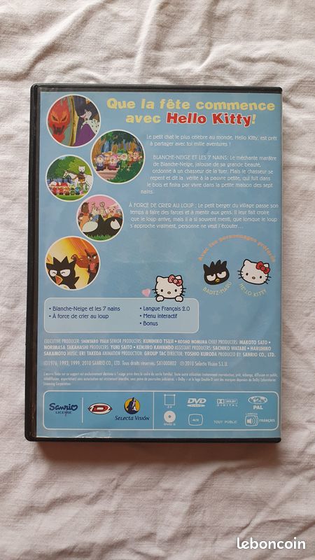 DVD Hello Kitty blanche neige (image 2)