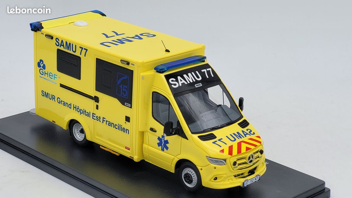 Mercedes-Benz Sprinter 2024 WAS SAMU 77 « SMUR Grand Hôpital Est Francilien » - Collection