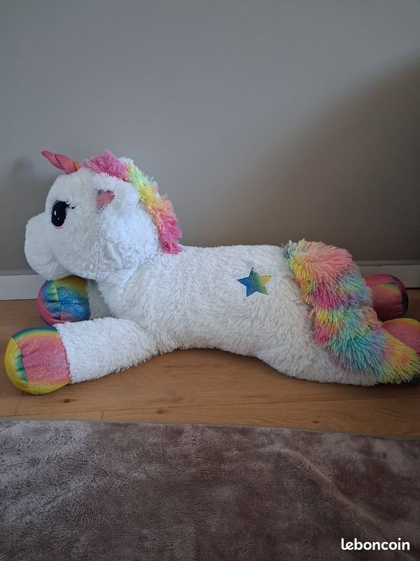 Peluche licorne 85cm (image 1)