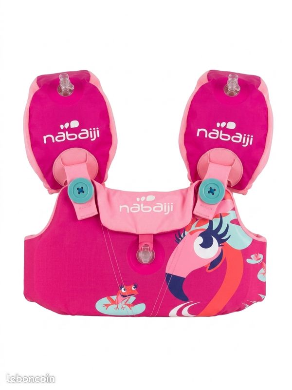 Kit de 2 brassards de natation gonflables pour enfants (Couleur aléatoire