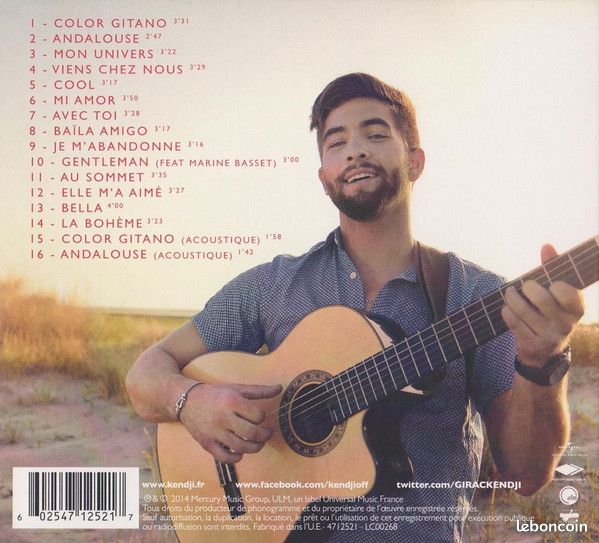 CD Digipack Kendji GIRAC Edition Noel (22) (image 2)